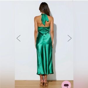 Hello molly green halter dress